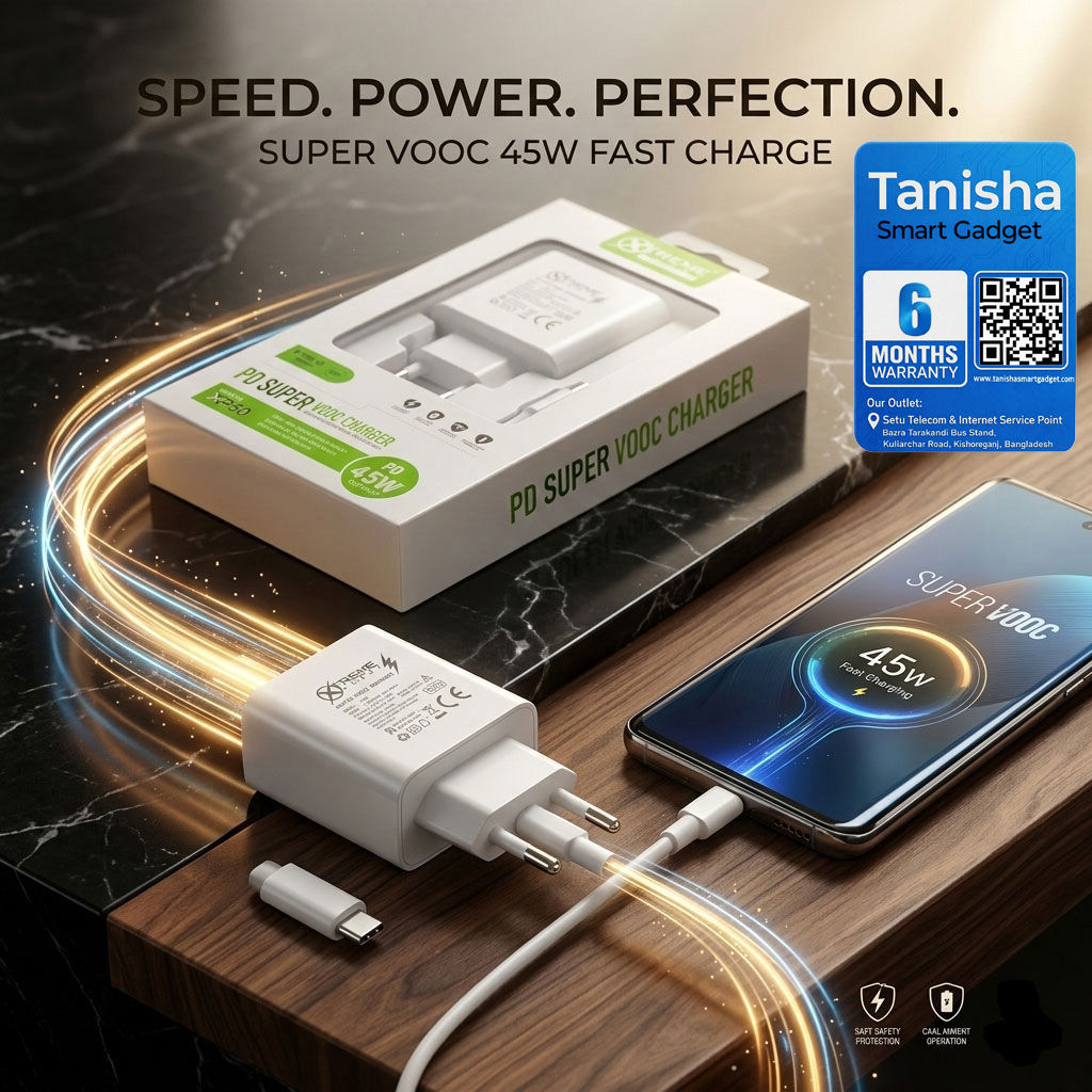 Brand: Xtreme Power XP50 45W PD Super VOOC Charger
